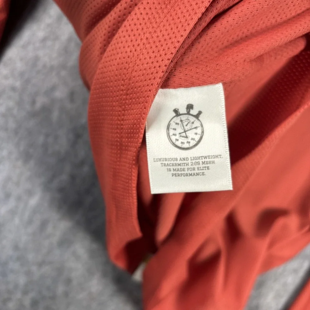 Tracksmith New York Long Sleeve Shirt Men Small Mesh‎ 2024 Marathon NYC Orange - Picture 10 of 12